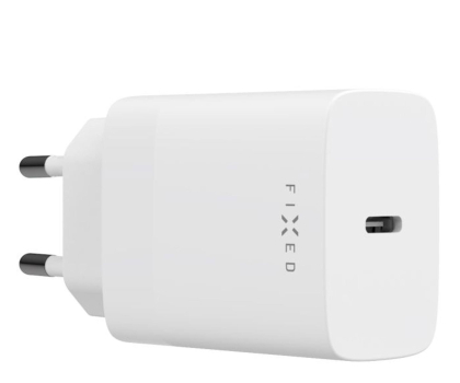 Ładowarka i akumulator FIXED Ładowarka sieciowa 230W 1xUSB-A + kabel USB-C 1m biały